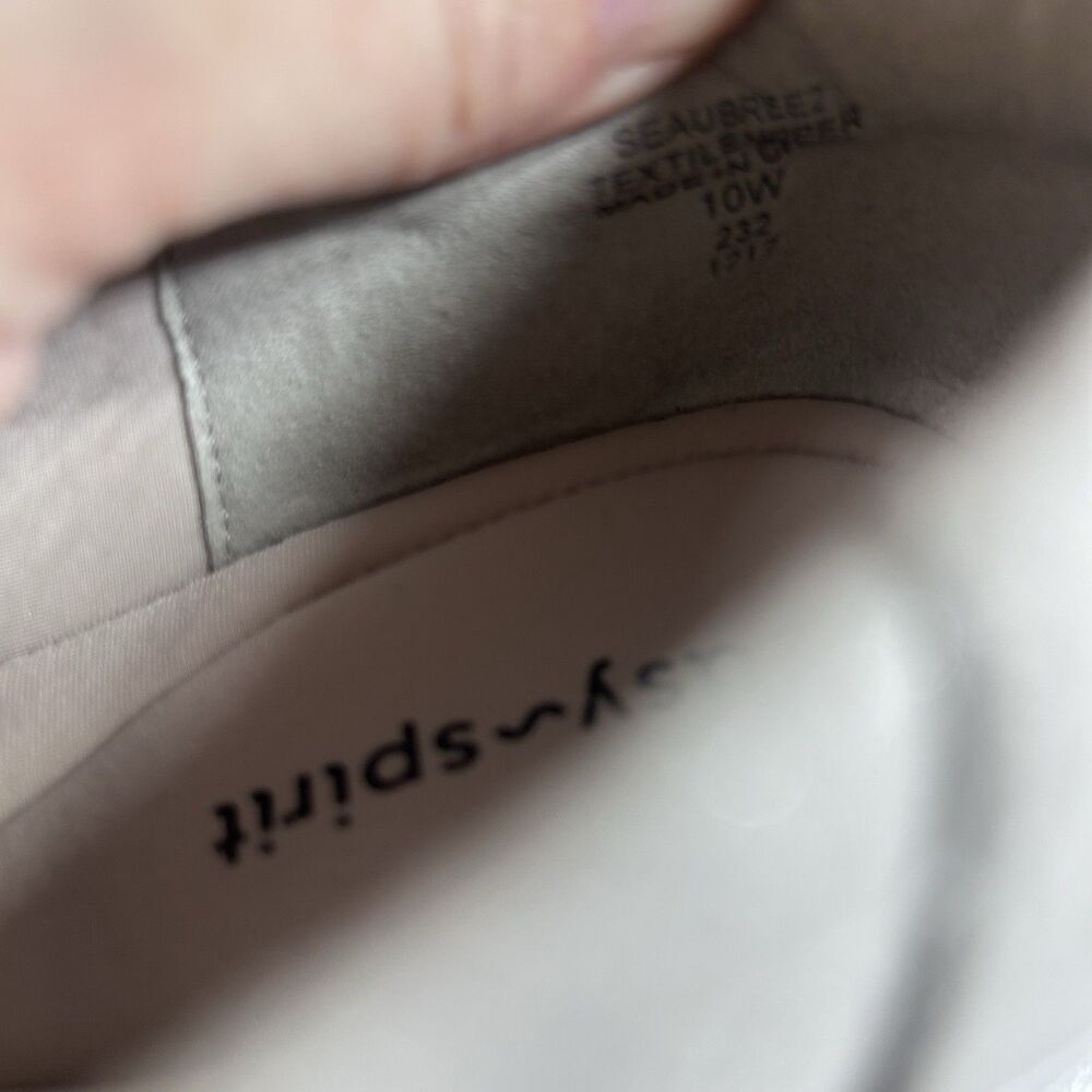 Easy Spirit Aubree2 Women’s Size 10 W Silver Slip-On Comfort Flats Wide Width - Picture 8 of 8